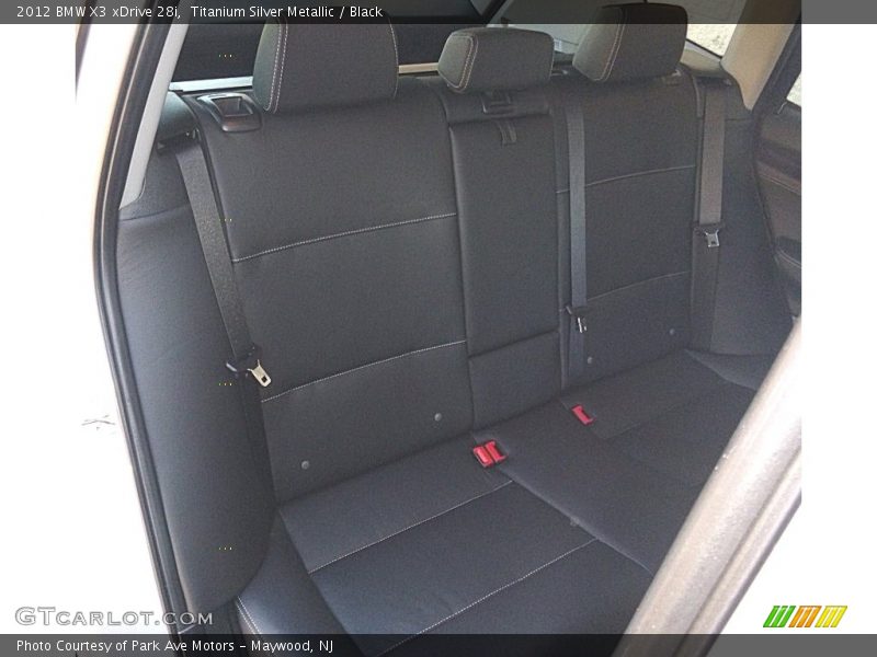 Titanium Silver Metallic / Black 2012 BMW X3 xDrive 28i