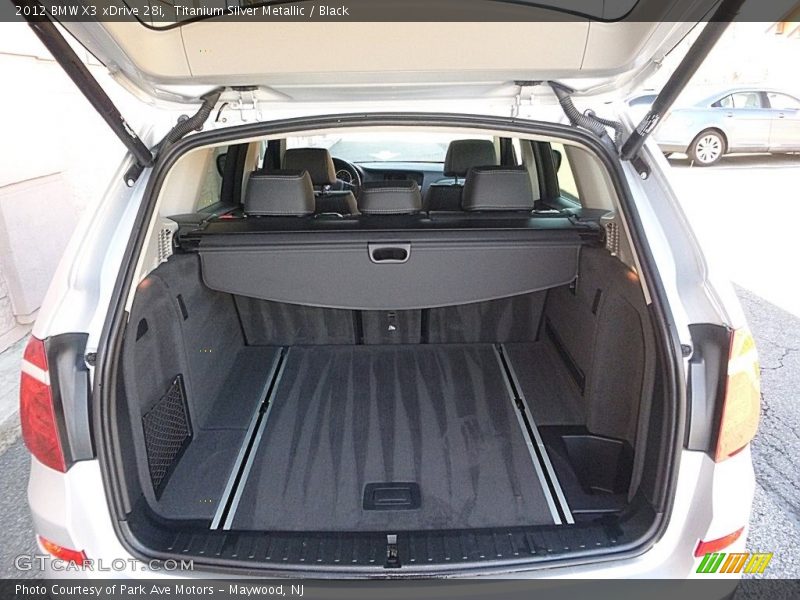 Titanium Silver Metallic / Black 2012 BMW X3 xDrive 28i