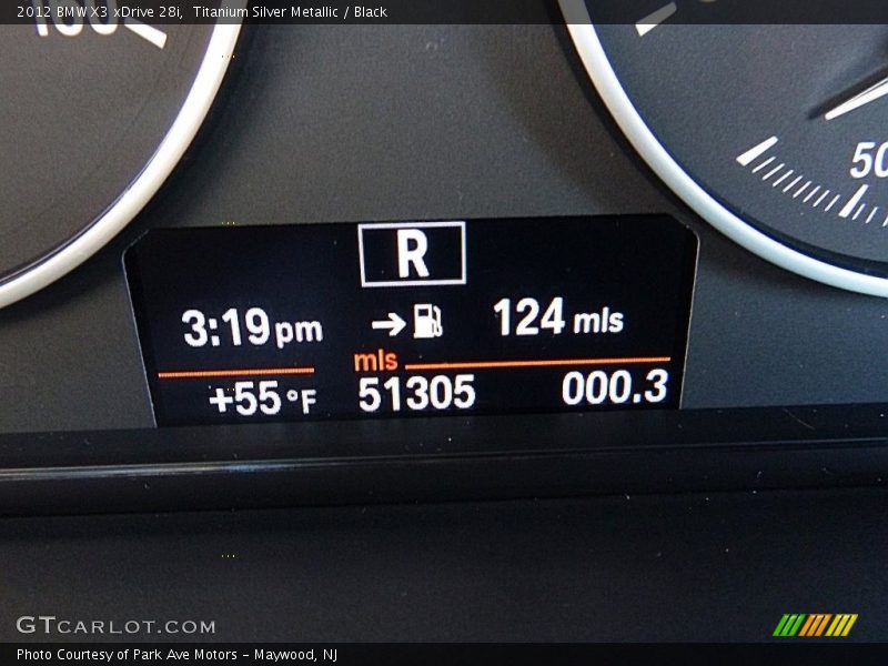 Titanium Silver Metallic / Black 2012 BMW X3 xDrive 28i