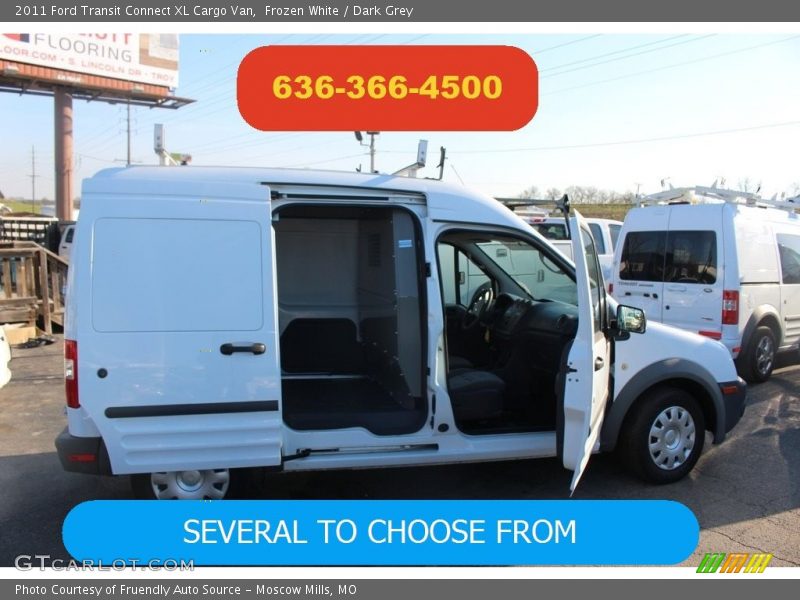 Frozen White / Dark Grey 2011 Ford Transit Connect XL Cargo Van