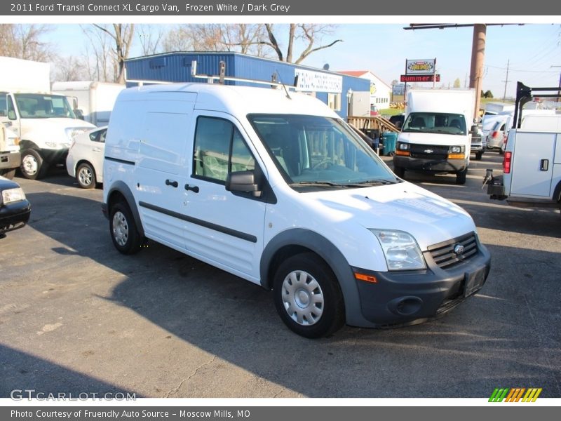 Frozen White / Dark Grey 2011 Ford Transit Connect XL Cargo Van