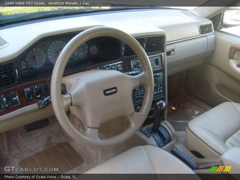 Amethyst Metallic / Tan 1996 Volvo 960 Sedan