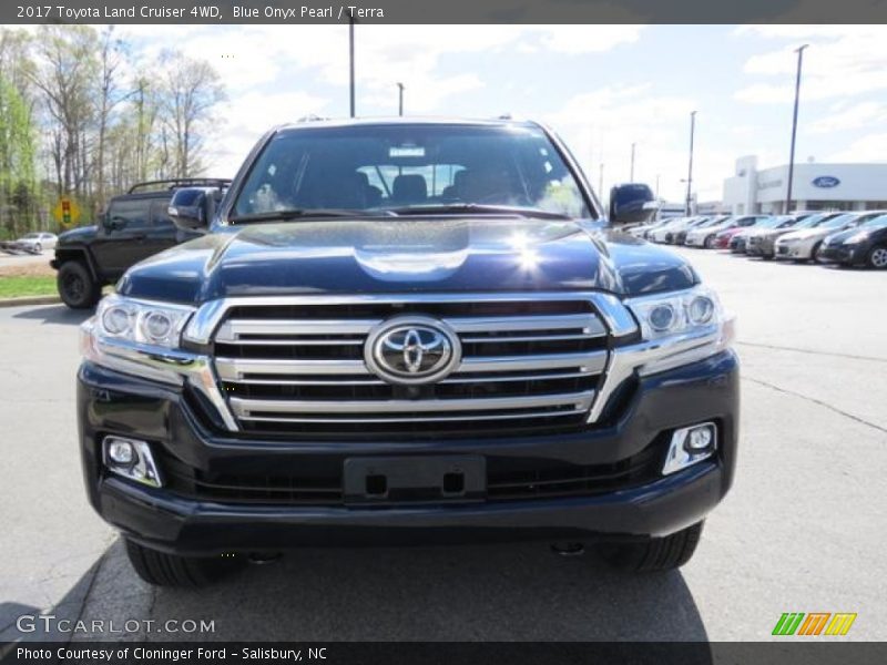 Blue Onyx Pearl / Terra 2017 Toyota Land Cruiser 4WD