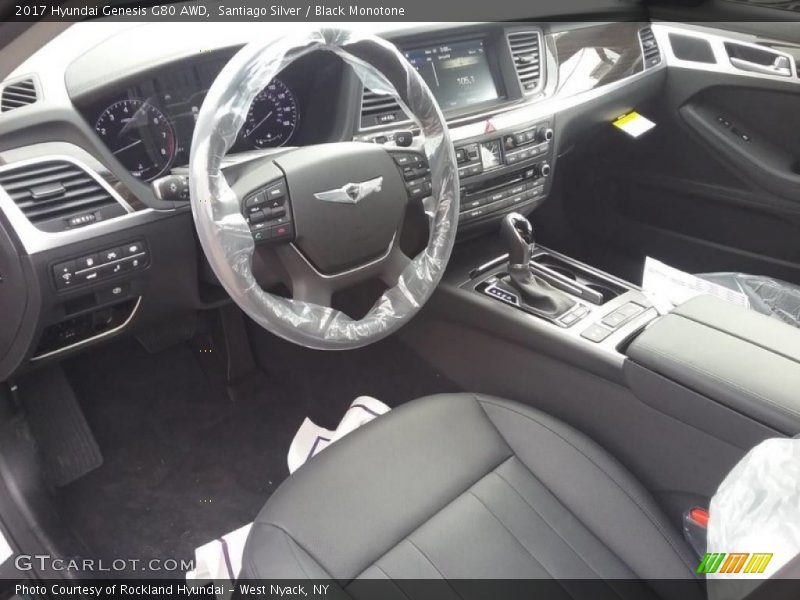 Santiago Silver / Black Monotone 2017 Hyundai Genesis G80 AWD