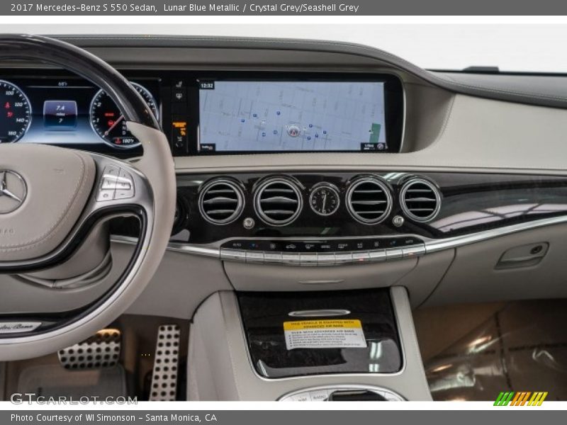 Controls of 2017 S 550 Sedan