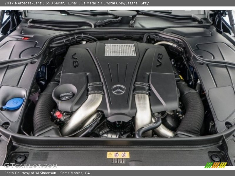  2017 S 550 Sedan Engine - 4.7 Liter DI biturbo DOHC 32-Valve VVT V8