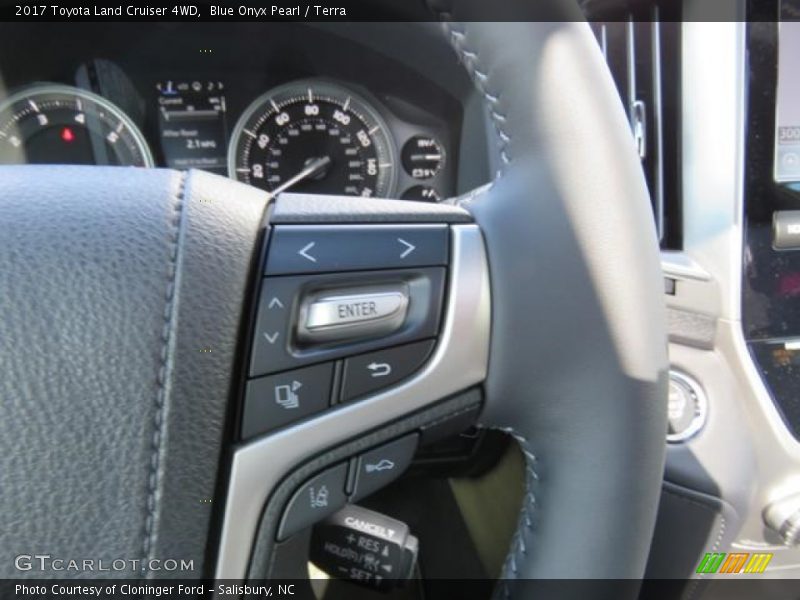 Blue Onyx Pearl / Terra 2017 Toyota Land Cruiser 4WD
