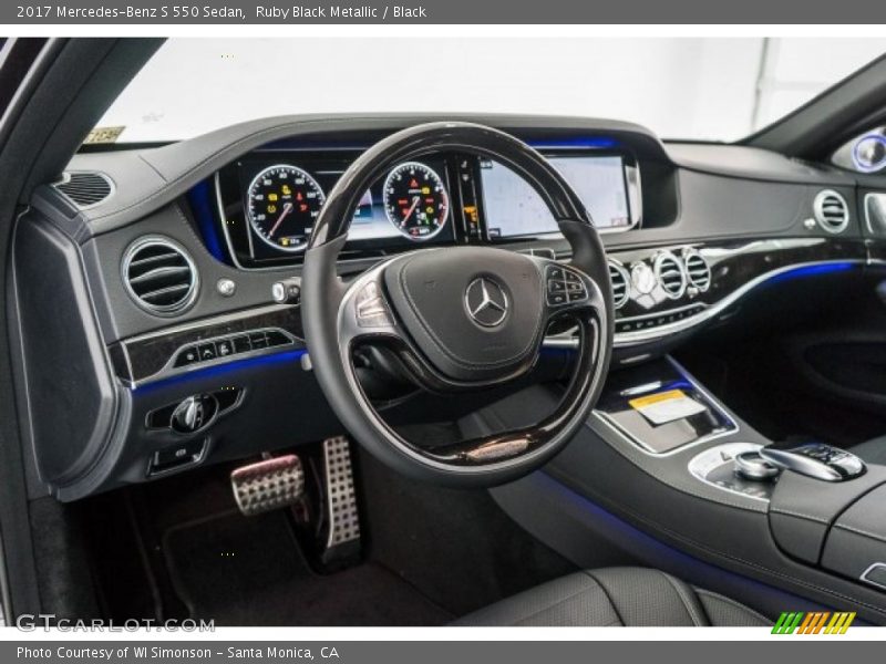 Dashboard of 2017 S 550 Sedan