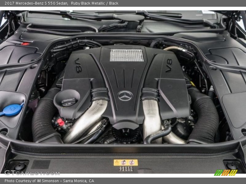  2017 S 550 Sedan Engine - 4.7 Liter DI biturbo DOHC 32-Valve VVT V8