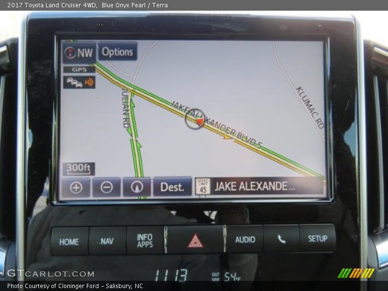 Navigation of 2017 Land Cruiser 4WD
