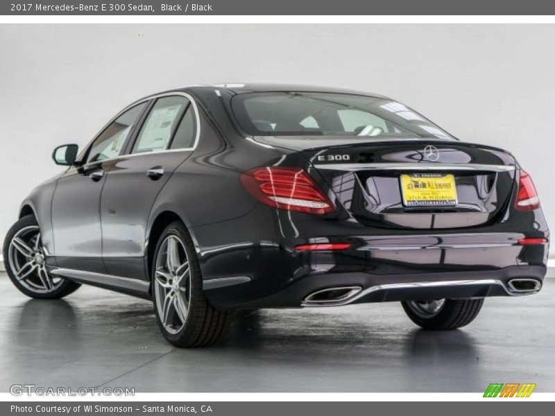 Black / Black 2017 Mercedes-Benz E 300 Sedan
