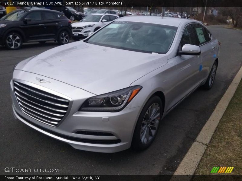 Santiago Silver / Black Monotone 2017 Hyundai Genesis G80 AWD