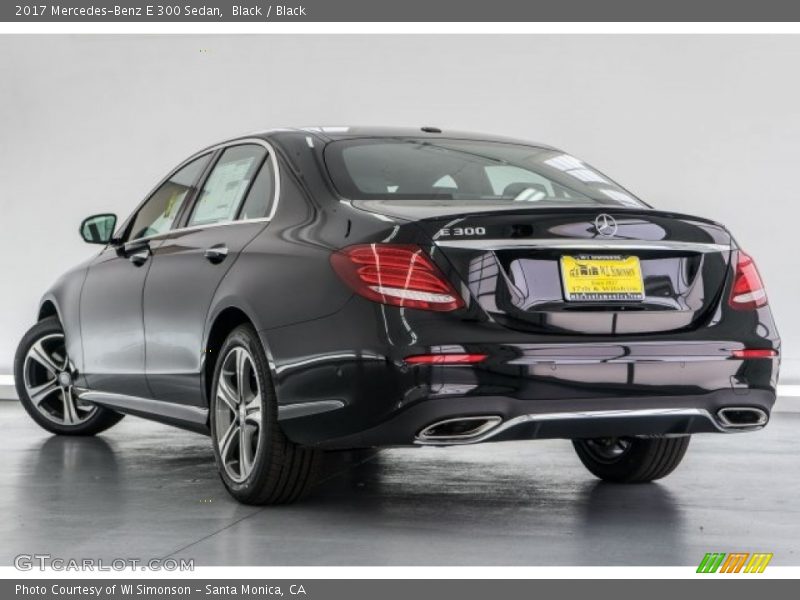 Black / Black 2017 Mercedes-Benz E 300 Sedan