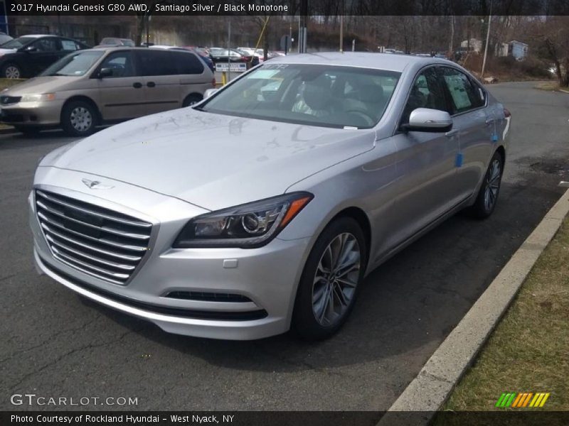 Front 3/4 View of 2017 Genesis G80 AWD