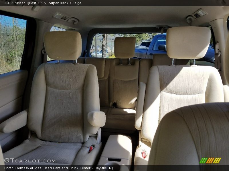 Super Black / Beige 2012 Nissan Quest 3.5 S