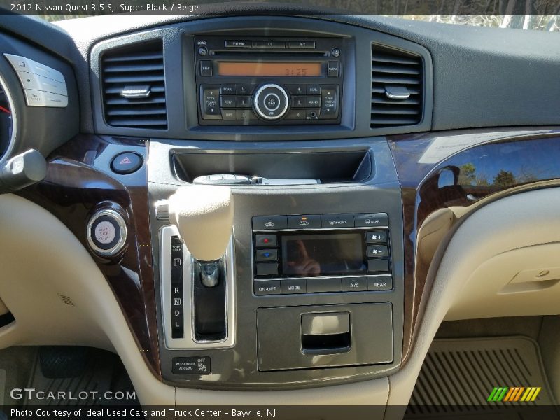 Super Black / Beige 2012 Nissan Quest 3.5 S