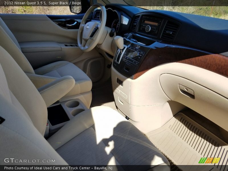 Super Black / Beige 2012 Nissan Quest 3.5 S