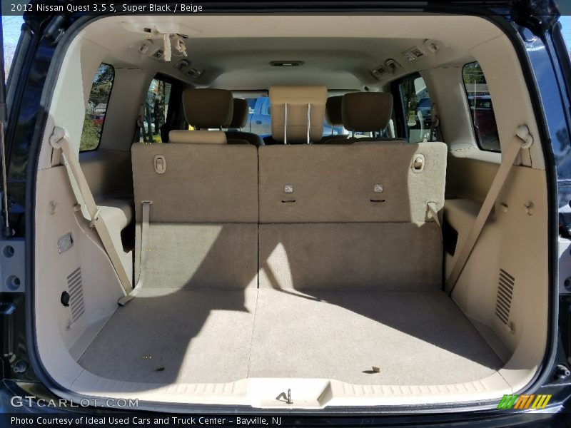 Super Black / Beige 2012 Nissan Quest 3.5 S