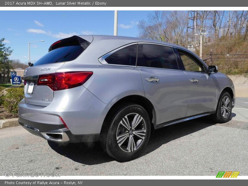 Lunar Silver Metallic / Ebony 2017 Acura MDX SH-AWD
