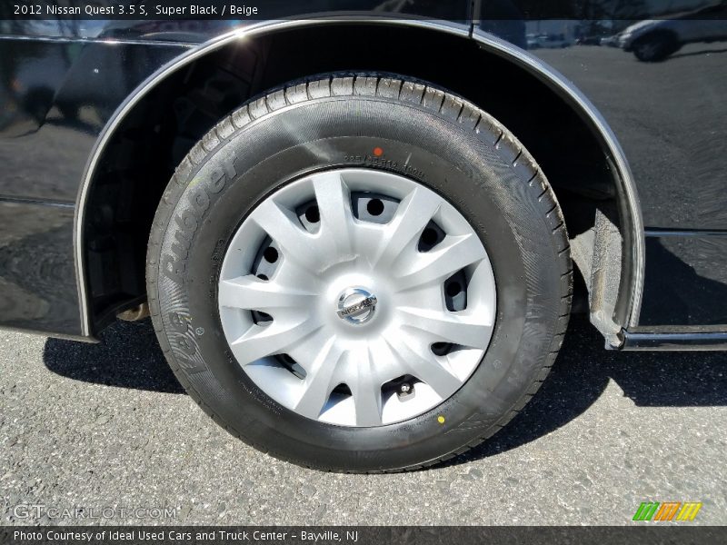 Super Black / Beige 2012 Nissan Quest 3.5 S