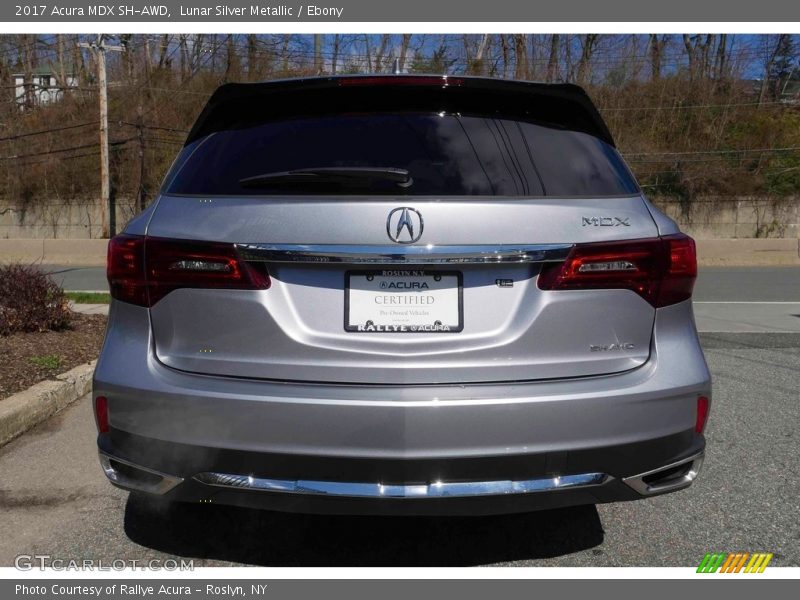 Lunar Silver Metallic / Ebony 2017 Acura MDX SH-AWD