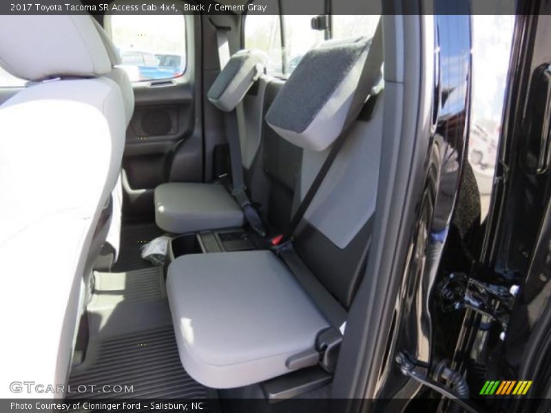 Black / Cement Gray 2017 Toyota Tacoma SR Access Cab 4x4