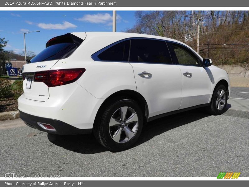 White Diamond Pearl / Parchment 2014 Acura MDX SH-AWD
