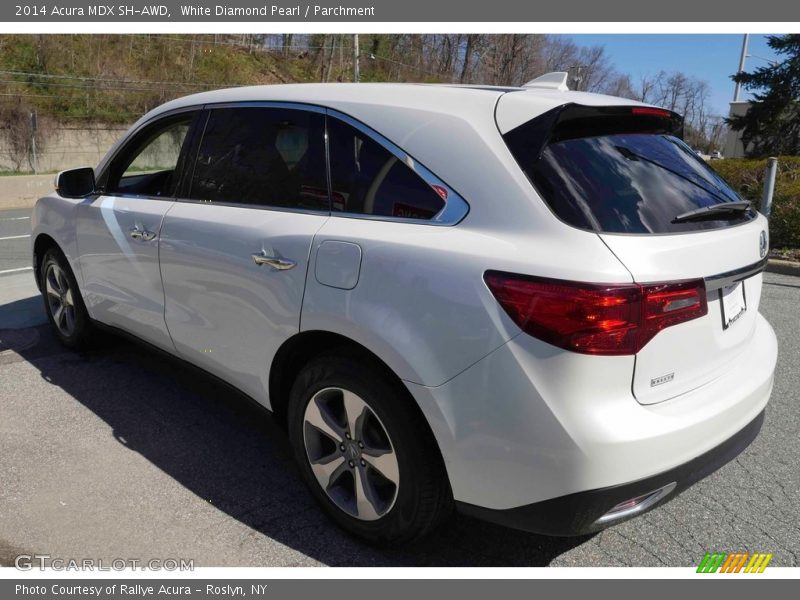 White Diamond Pearl / Parchment 2014 Acura MDX SH-AWD