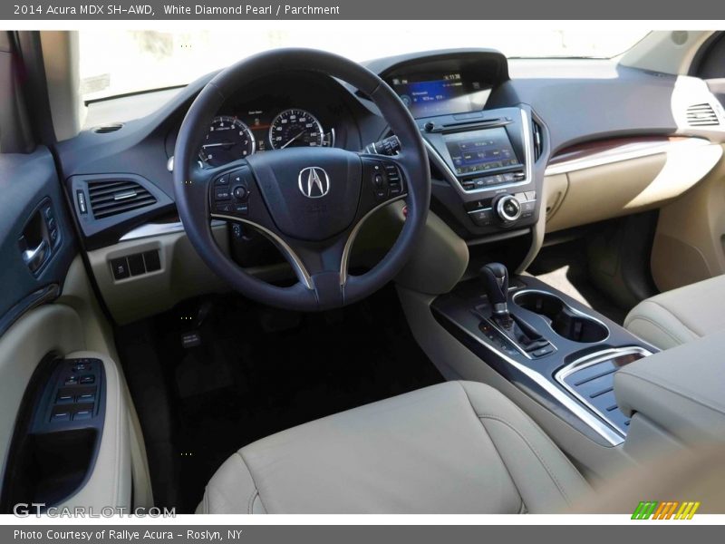 White Diamond Pearl / Parchment 2014 Acura MDX SH-AWD