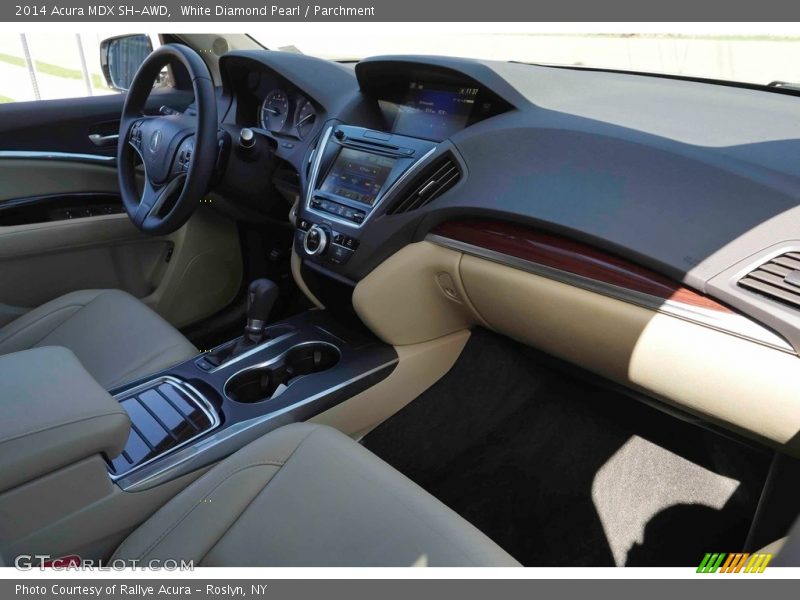 White Diamond Pearl / Parchment 2014 Acura MDX SH-AWD
