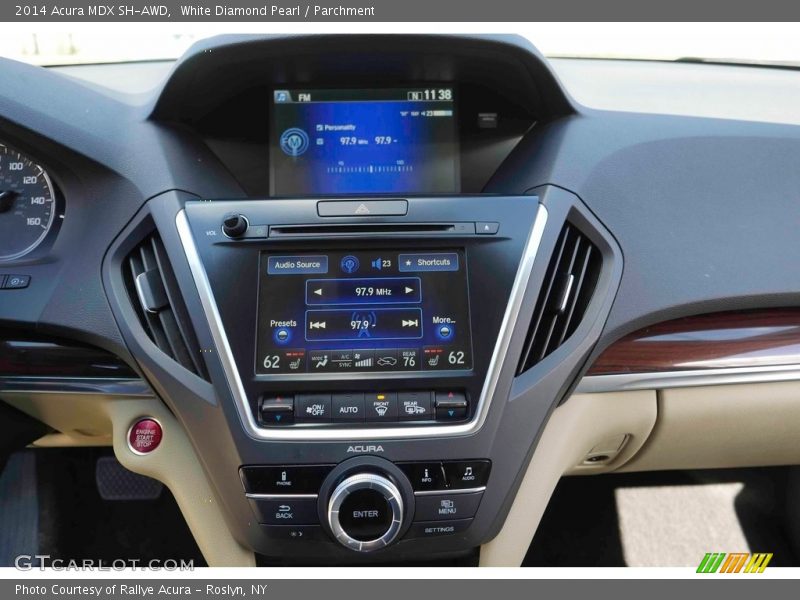 White Diamond Pearl / Parchment 2014 Acura MDX SH-AWD