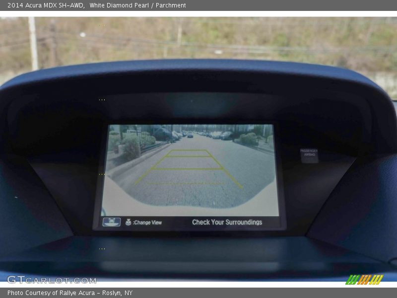 White Diamond Pearl / Parchment 2014 Acura MDX SH-AWD