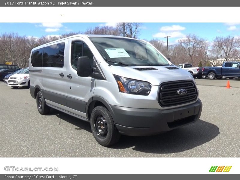 Ingot Silver / Pewter 2017 Ford Transit Wagon XL