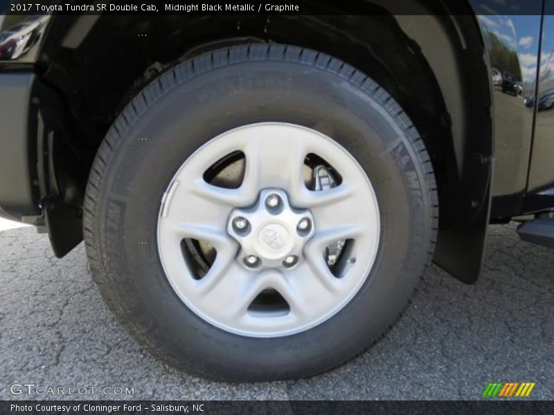 Midnight Black Metallic / Graphite 2017 Toyota Tundra SR Double Cab