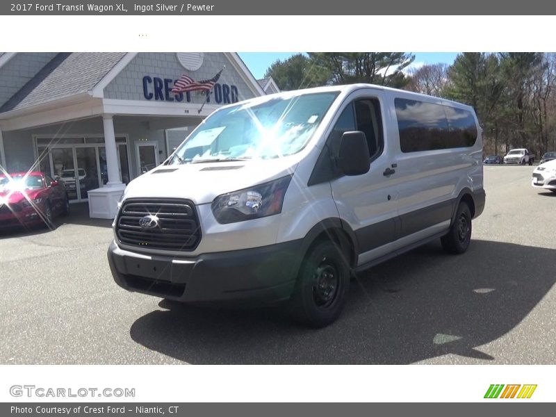 Ingot Silver / Pewter 2017 Ford Transit Wagon XL