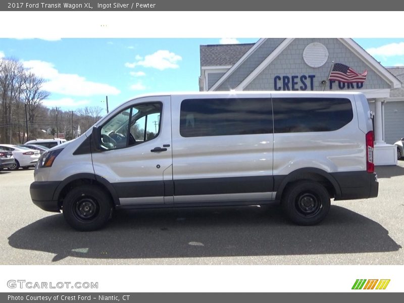 Ingot Silver / Pewter 2017 Ford Transit Wagon XL