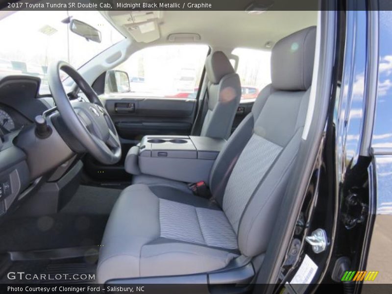 Midnight Black Metallic / Graphite 2017 Toyota Tundra SR Double Cab