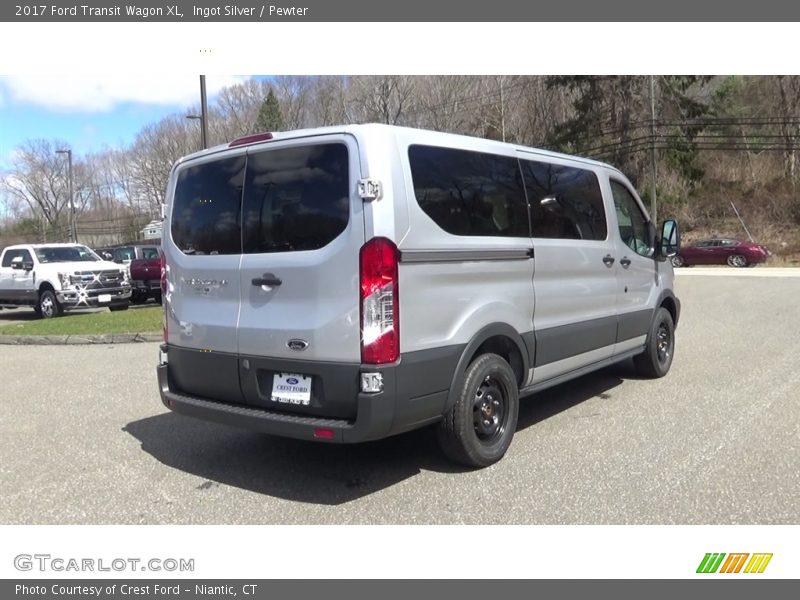Ingot Silver / Pewter 2017 Ford Transit Wagon XL