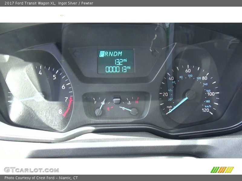 Ingot Silver / Pewter 2017 Ford Transit Wagon XL
