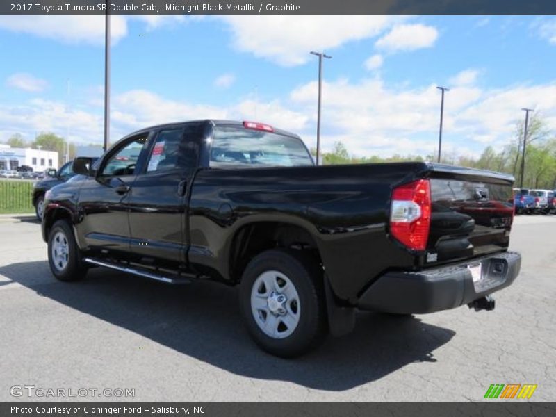 Midnight Black Metallic / Graphite 2017 Toyota Tundra SR Double Cab