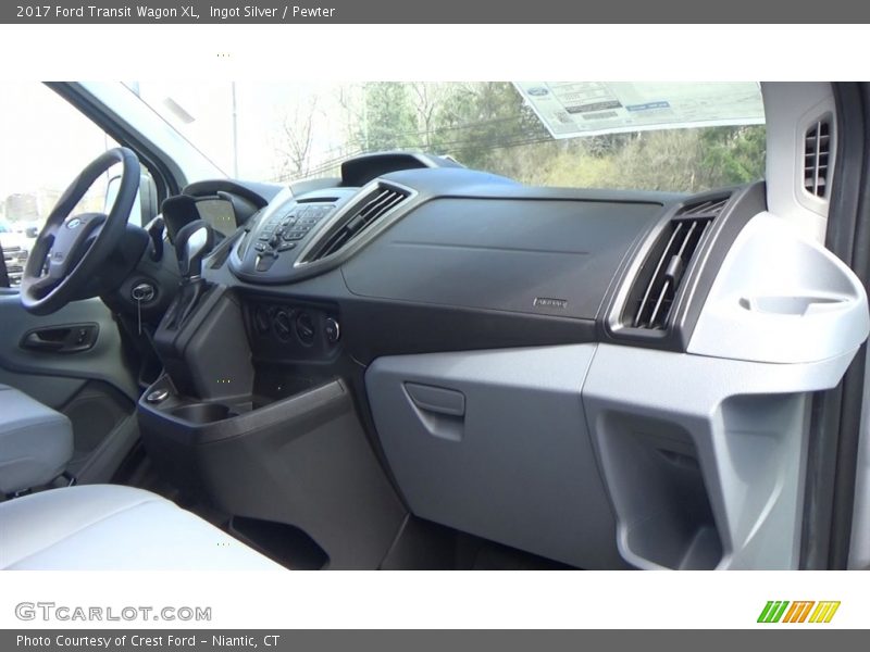 Ingot Silver / Pewter 2017 Ford Transit Wagon XL