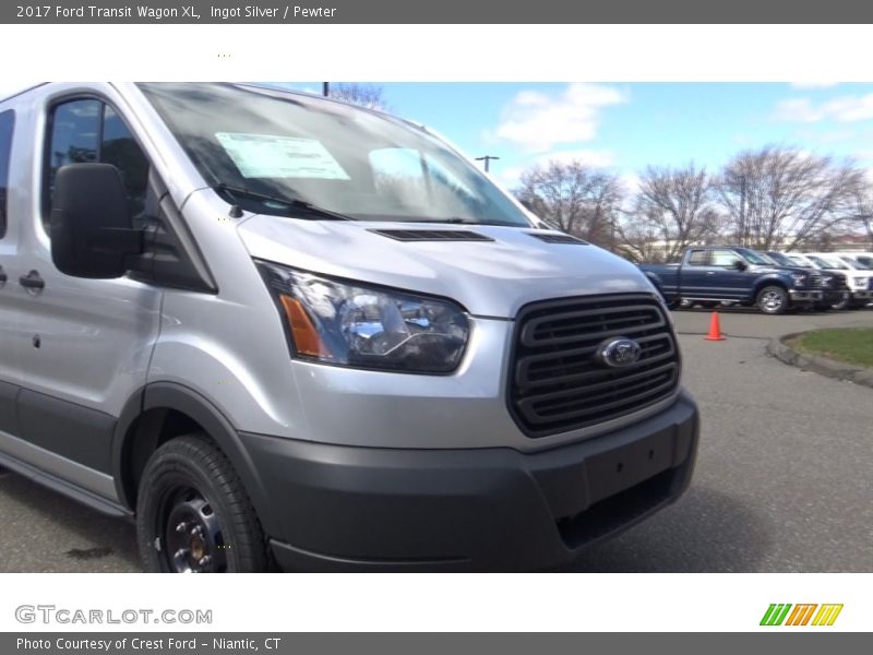 Ingot Silver / Pewter 2017 Ford Transit Wagon XL