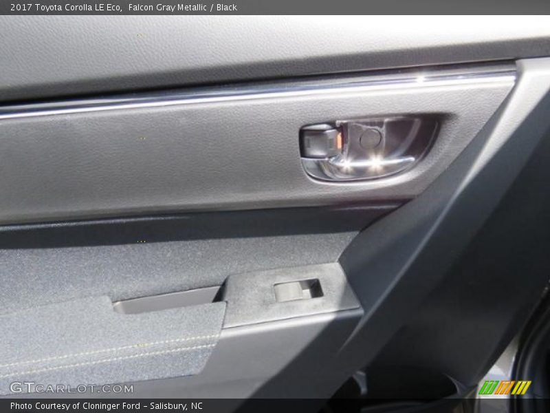 Falcon Gray Metallic / Black 2017 Toyota Corolla LE Eco