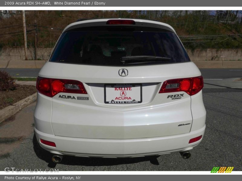 White Diamond Pearl / Ebony 2009 Acura RDX SH-AWD