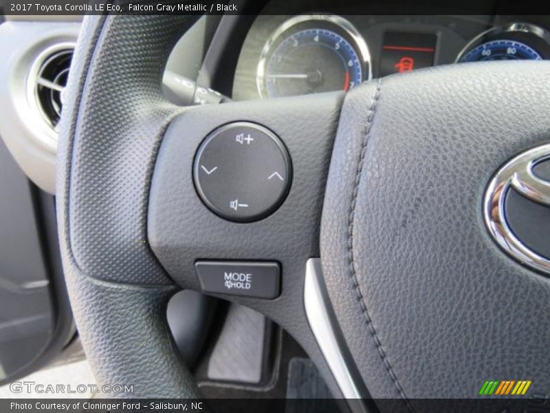 Falcon Gray Metallic / Black 2017 Toyota Corolla LE Eco