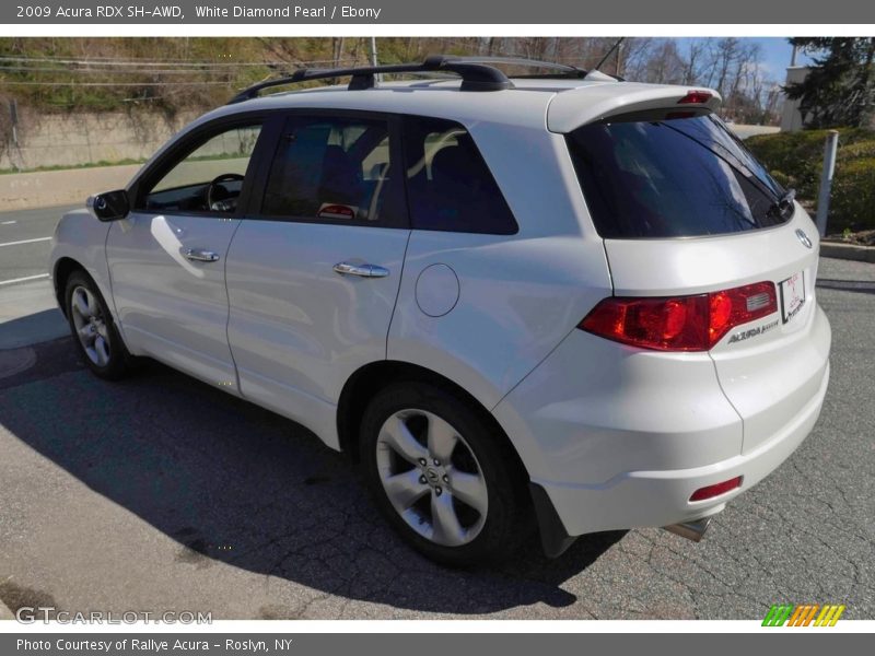 White Diamond Pearl / Ebony 2009 Acura RDX SH-AWD
