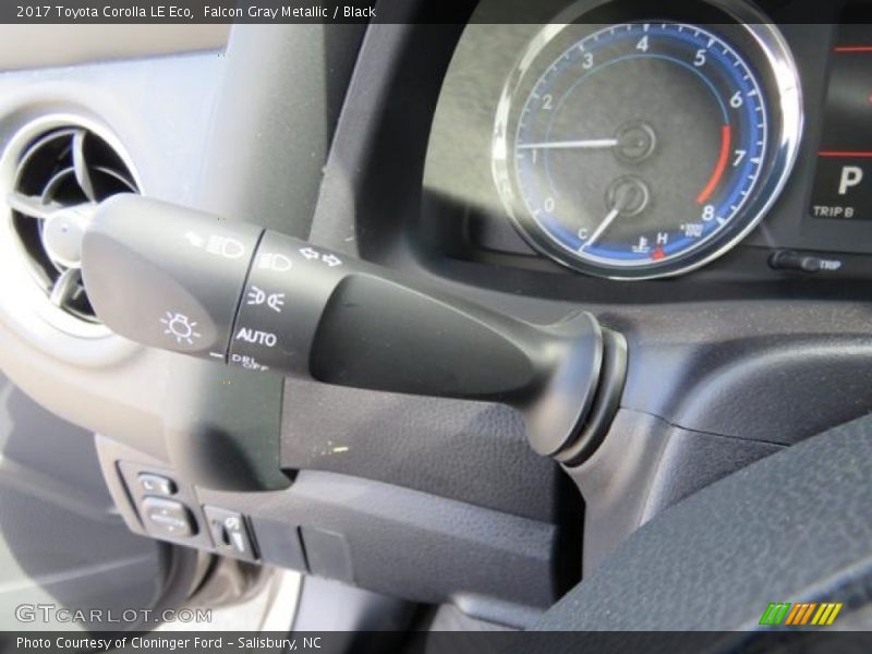 Falcon Gray Metallic / Black 2017 Toyota Corolla LE Eco
