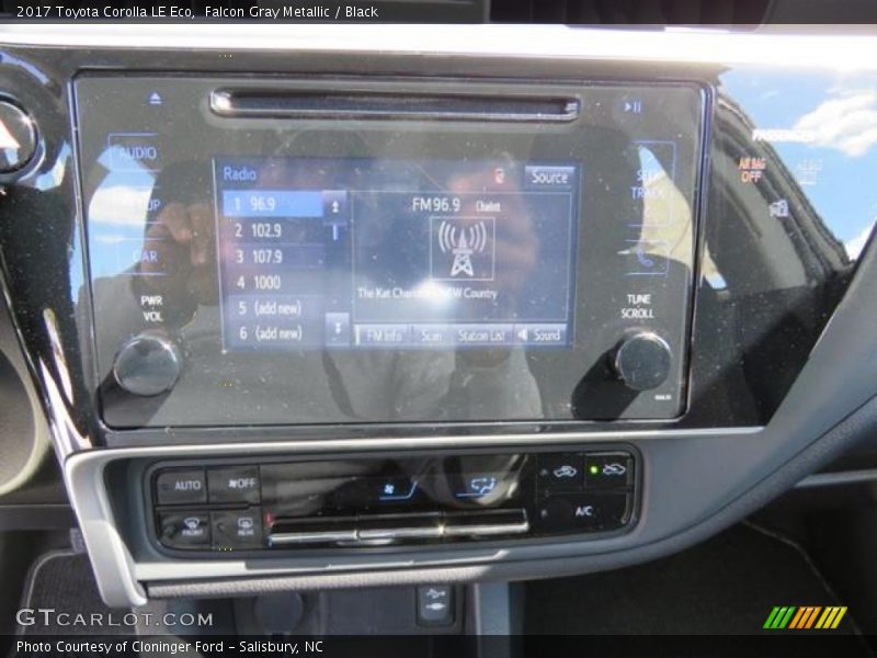 Falcon Gray Metallic / Black 2017 Toyota Corolla LE Eco