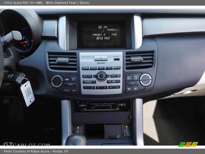 White Diamond Pearl / Ebony 2009 Acura RDX SH-AWD