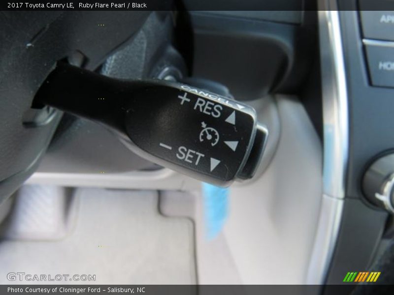 Controls of 2017 Camry LE